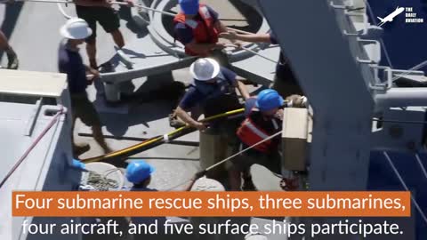 Scary Moments During Rescue of Lost US Submarine
