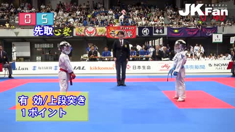 ＃3、2019全少 １年男子組手決勝