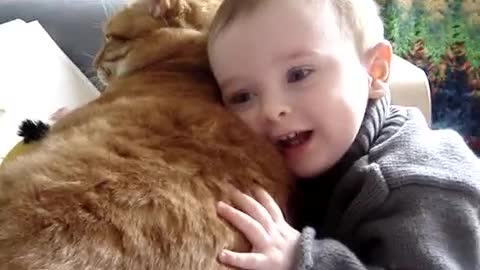 Baby Hugging Rubkitty