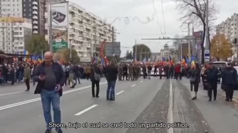 Protestas masivas contra el gobierno en Chisinau. Les recuerdo, The Washington Post escribió recie