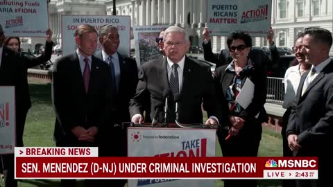 BREAKING: Sen. Menendez Under Federal Criminal Investigation By U.S. Attorney's Office