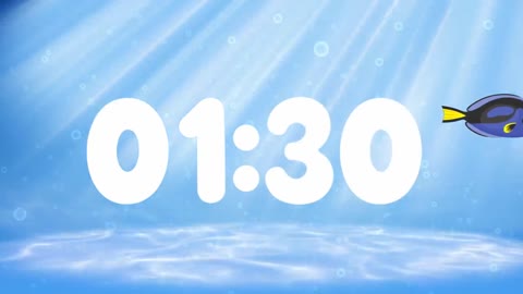15 Minute under the sea countdown timer for kids with alarm and fun music Enjoy!