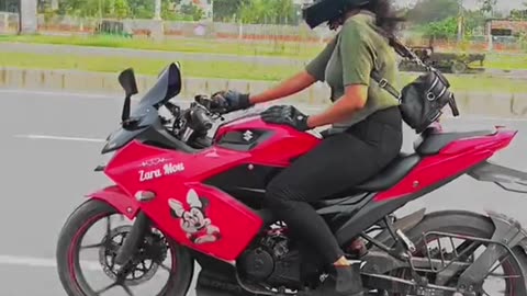 Lady biker pat 08 #trending #viral