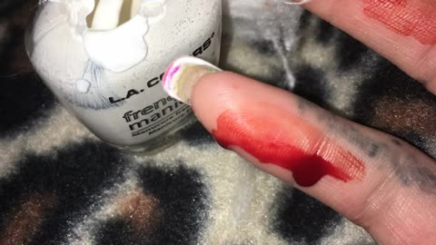 L.a. colors nail polish shatters and cuts me deep