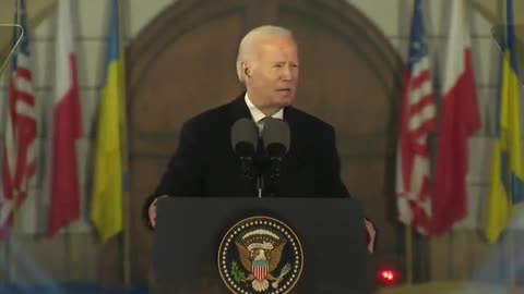 Biden: “All across my country ... Ukrainian flags fly from American homes”