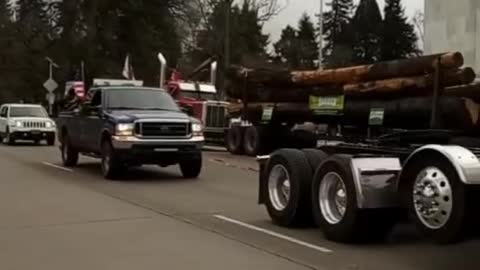Another Freedom Convoy USA departed from Salem, Oregon today and is on it's way to Washington DC