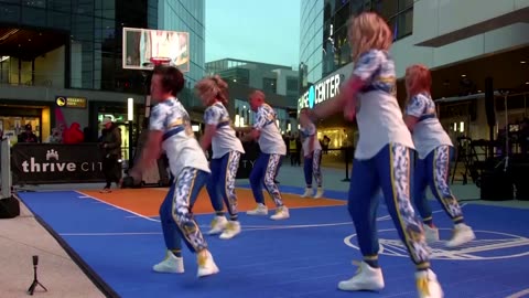 Basketball fans over 55 dance into stardom