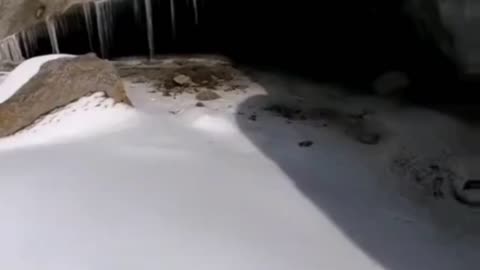 Skiing Through A Glacier