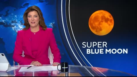 Rare super blue moon on Wednesday night