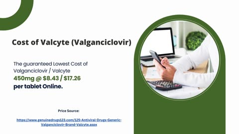 Valcyte (Valganciclovir) 450 mg Medication Uses & Lowest Price