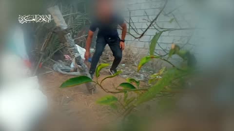 Hamas terrorists, disguised as civilians, are firing mortars at IDF soldiers. When