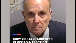 Rudy guiliani is our mayor got mugshot disgraceful 8/25/23