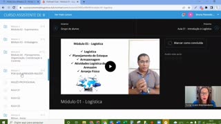 Curso de Assistente de Logística Todo Online do Portal Jovem Empreendedor por dentro