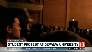 April 18, 2018 - Protestors Interrupt Jenna Fischer Event at DePauw