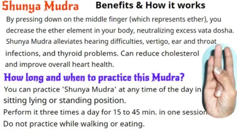 Mudras well explained