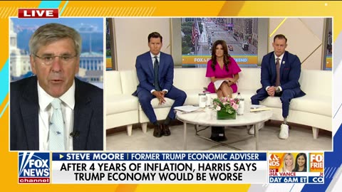 There was no inflation under Trump’: Steve Moore