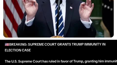 Trump has Immunity SCOTUS Ruled