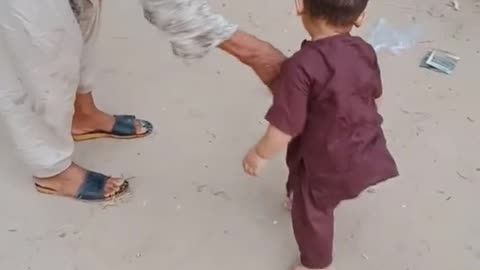 little child's love for his grandmother