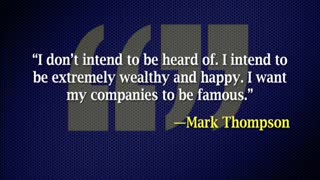 Mark Thompson - What's Your Company Worth - Billionaire Secrets