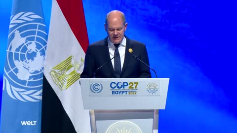 Olaf Scholz sagt bei COP27 ärmeren Staaten 170 Millionen Euro für Klimaschäden zu | WELT DOKUMENT