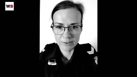 WATCH: Edmonton constable sheds tears over loss of freedoms