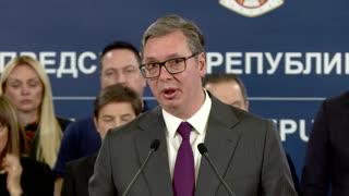 Serbian President wants death penalty for mass shooter who killed 8, wounded 14