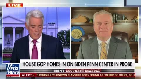 Rep James Comer: House GOP Hones in on Biden Penn Center in Probe