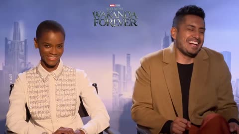 The Cast of Black Panther_ Wakanda Forever Answer YOUR Questions!