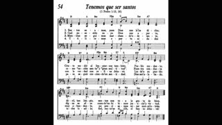 Tenemos que ser santos (Canción 54 de Canten Alabanzas a Jehová)