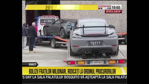 Andrew Tate's cars are deposited near Bucharest, video with the cars on the road