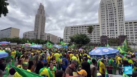 Las protestas bolsonaristas en Brasil continúan, aunque ahora con menor intensidad • FRANCE 24