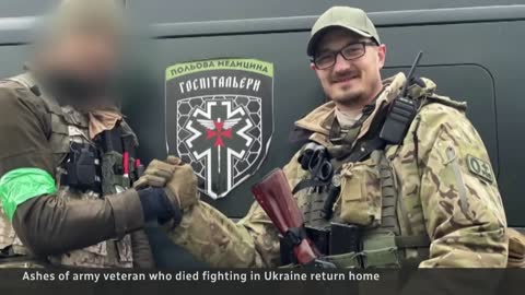 A Canadian veteran died in Ukraine. His family spent weeks getting his ashes home