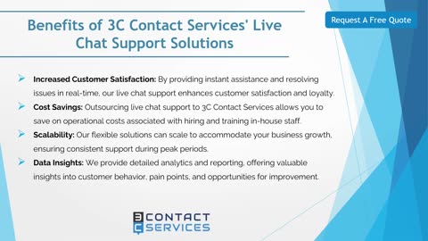 Customer Live Chat Support Solutions | 3C Contact Services