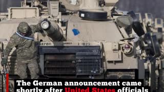 TANK YOU: Germany and US to send tanks to Ukraine