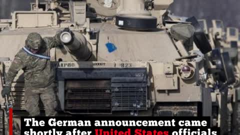 TANK YOU: Germany and US to send tanks to Ukraine