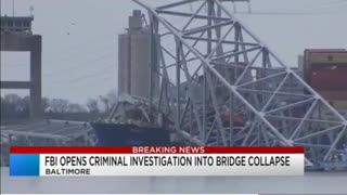 FBI has opened a criminal investigation into the FSK bridge collapse in B-more. dunnnnn..