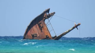 Shipwreck at Sea