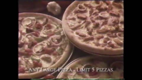 Papa Gino's Pizza Commercial (1995)