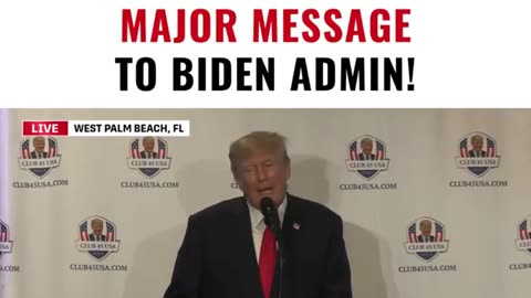 Trump SHOCKS The DC Swamp - Sends Major Message to Biden Admin