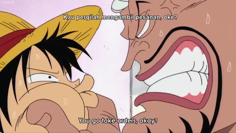 Luffy Funny Moment at Baratie | ONE PIECE