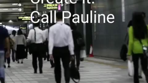 “Don’t wait for the right opportunity; create it.” Call Pauline