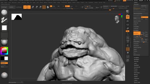 ZBrush+Photoshop2022 Sculpting Concept Models of Creatures 4