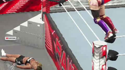 Aerial Assault Asuka Takes Flight to Tackle Ronda Rousey WWE 2K23