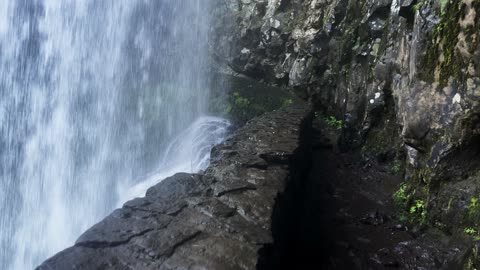 Hiking BEHIND Lower South Waterfall! | Trail of Ten Falls | Silver Falls State Park | Oregon | 4K