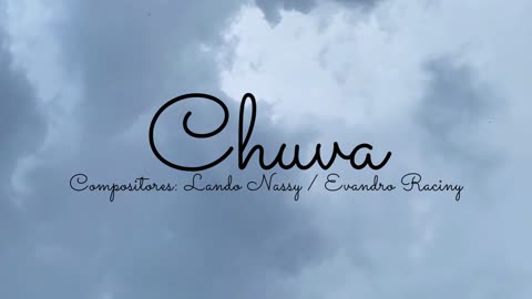 Composição inédita "CHUVA" disponível para gravação