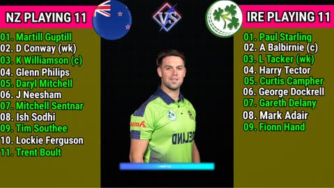 T20 World Cup 2022 New Zealand vs Ireland final Playing 11 NZ vs IRE 37thmatch playing 11