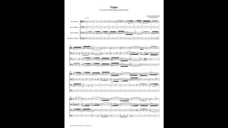 J.S. Bach - Well-Tempered Clavier: Part 1 - Fugue 11 (Trombone Quartet)