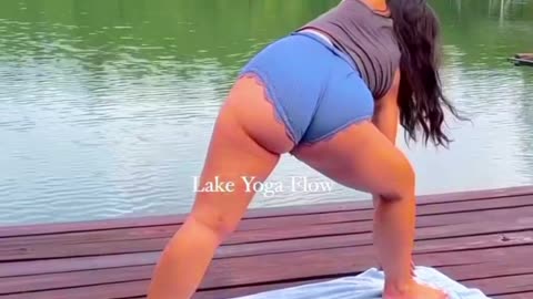 Yoga mat sexy girl...