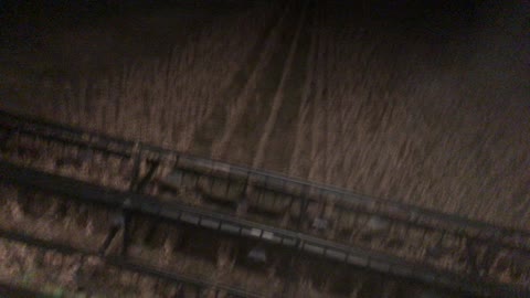 Running soybeans at night