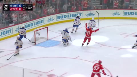 NHL Red Wings' Raymond Scores Quick Goal! Watch Red Wings vs. Sabres